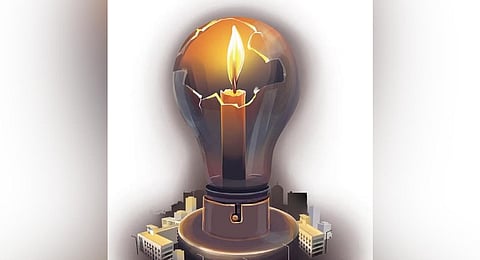 Without power, children find it difficult to focus on their exams," said a teacher at a school in Melapudhur.