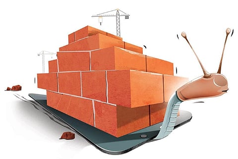 Works of 151 horticulture centres at a snail’s pace