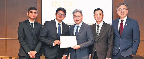 Aaryyan Aathreya and Swaminathan Krishnan, emerged winners in the final oral argument at the 6th INTA Asia-Pacific Moot Court Competition.