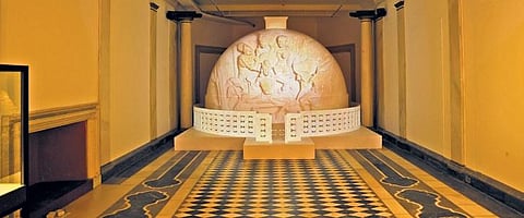 Replica of stupa in Amravati | Express