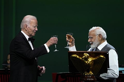 US President Joe Biden and Prime Minister Narendra Modi (File Photo | AP)