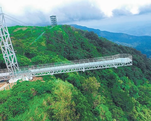 Now, enjoy a dream walk on India’s longest glass bridge in Kerala's Vagamon