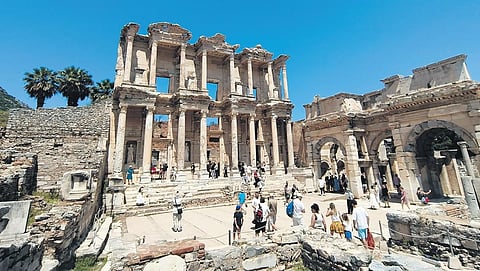 The Library of Celsus in Ephesus. (Photo | Express)