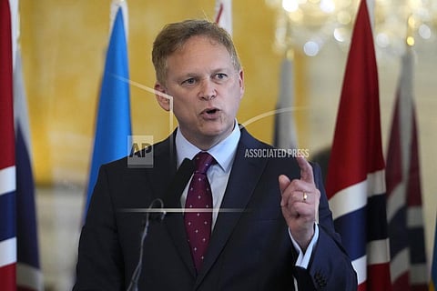 Britain's Defence Secretary Grant Shapps. (Photo| AP).