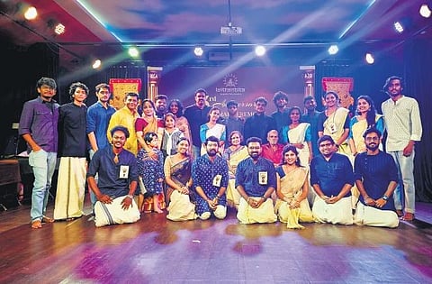 Members of Lalithambika Sangeeta Natya Koodam collective