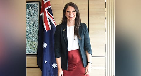 Sarah Kirlew, Australian Consul-General, Chennai. (Photo | Ashwin Prasath)