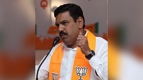 Karnataka BJP president BY Vijayendra.