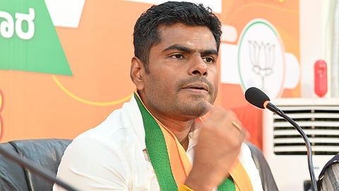 TN BJP president K Annamalai