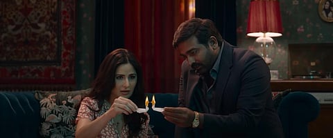 YouTube screengrab from Sriram Raghavan’s latest 'Merry Christmas.'