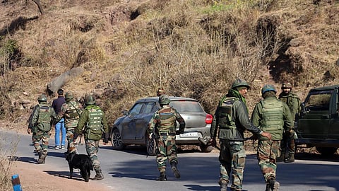 The search operation was launched jointly by police and army at Mohri Shahstar in the Gursai top area following information about the presence of some terrorists.