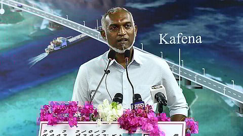 Maldives President Mohamed Muizzu.