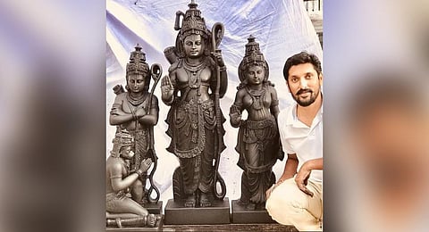 Mysuru sculptor Arun Yogiraj.