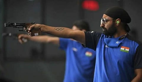 Pistol shooter Gurpreet Singh