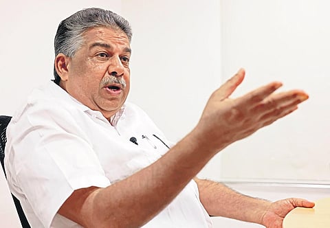 Cultural Affairs Minister Saji Cherian. (Photo | Express)