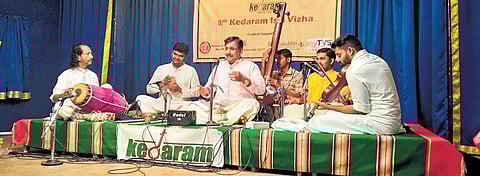 At the 8th Kedaram Isai Vizha