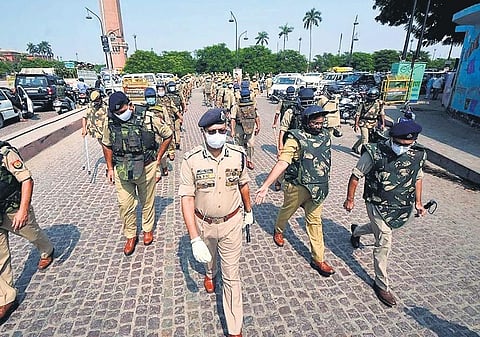 Delhi police. (Photo | Express)