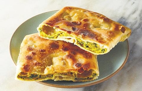Mughlai paratha.