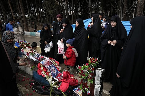 People visit the scene of Wednesday's bomb explosion in the city of Kerman 820 km (about 510 miles) southeast of Tehran, Iran, Thursday, Jan. 4, 2024. (Photo | AP)
