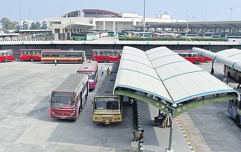 The recently-inaugurated Kilambakkam bus terminus