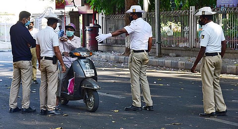 Bengaluru Traffic Police. Image used for representational purpose. (File | EPS)