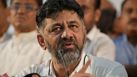 Congress leader and Karnataka Deputy Chief Minister DK Shivakumar.