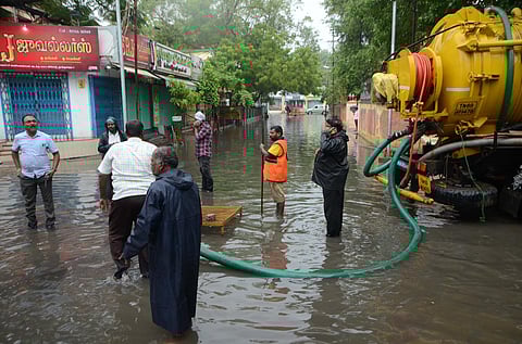 Representative image of 'water stagnation' (Photo | EPS/ V.KARTHIKALAGU)