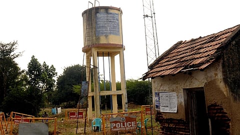 Vengaivayal Erayur Water tank in Pudukkottai district.