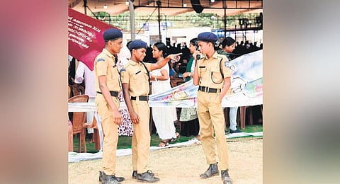 SPC students at the state Kalolsavam in Kollam