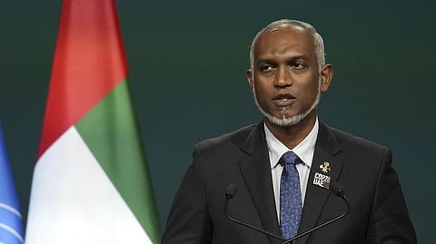 Maldives President Mohamed Muizzu.