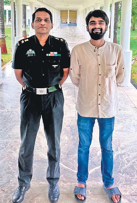 Aryan Mishra (right)