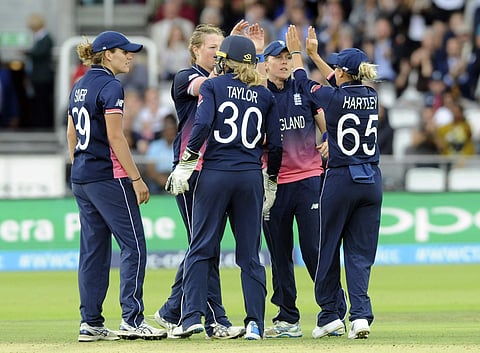 England lift their fourth world cup title. | AP