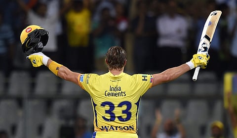 Shane Watson was the factor that separated the two finalists | PTI