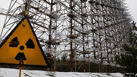 A radioactivity sign image used for representational purpose only.