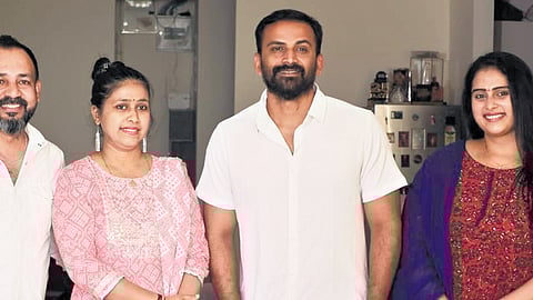 Santhosh Kodenkeri, Pavana, Dhananjay and Geetha Bharathi Bhat.