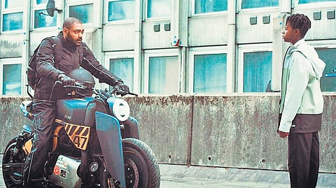 A scene from the movie 'The Kitchen'