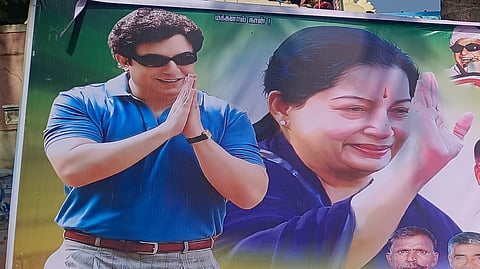 Aravind Samy, who acted as MGR, in the film ‘Thalaivii'.