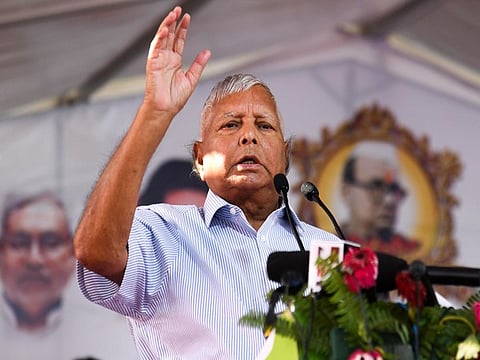 RJD chief Lalu Prasad