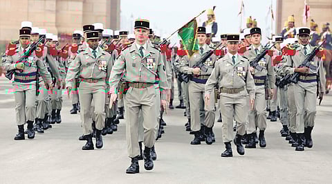 The India link to French contingent at R-Day march