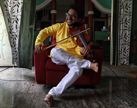 Violinist Peri Thyagaraju