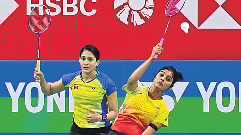 India’s Ashwini Ponnappa and Tanisha Crasto lost 21-5, 18-21, 21-11 to Rawinda Prajongjai and Jongkolphan Kitiharkul of Thailand on Wednesday, January 17, 2024.