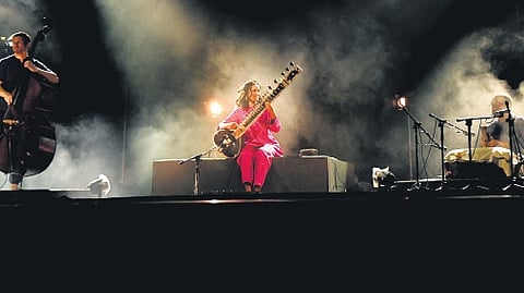 Sitar player and musician Anoushka Shankar’s ‘Live in India’ tour recently graced Shilpakala Vedika in Hyderabad.