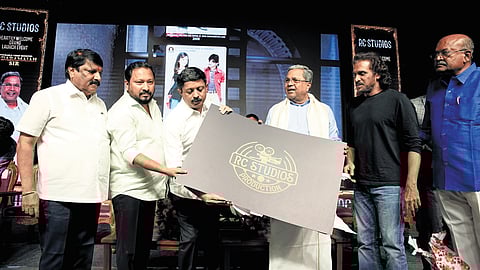 Karnataka Chief Minister Siddaramaiah at the launch event of RC Studios.
