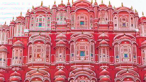 Hawa Mahal, a palace in Jaipur