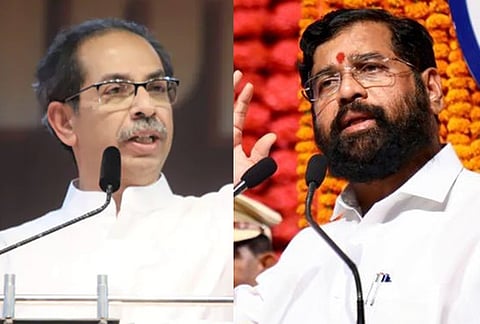 Uddhav Thackeray and Eknath Shinde (File photo)