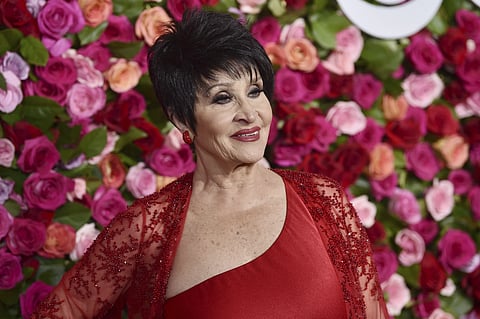 Chita Rivera arrives at the 72nd annual Tony Awards at Radio City Music Hall on June 10, 2018, in New York.