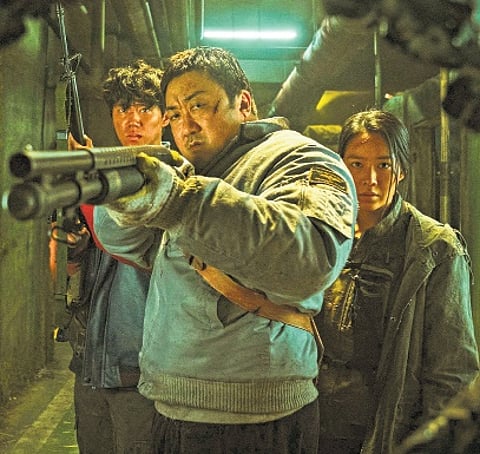 A still from the film 'Badland Hunters'