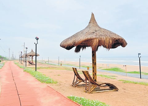 Sonapur beach in Ganjam district has become the second blue flag beach in the state.