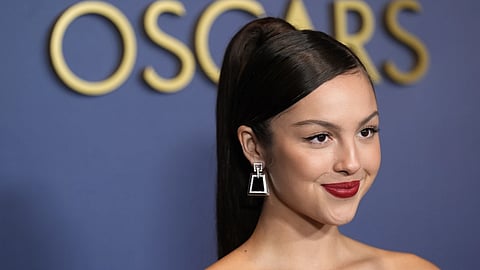Olivia Rodrigo arrives at the Governors Awards on Tuesday, Jan 9, 2024, at the Dolby Ballroom in Los Angeles.