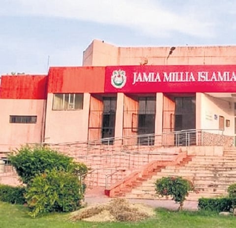 A view of Jamia Millia Islamia University.