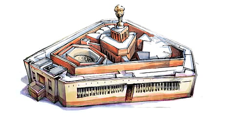 Representative image of the parliament house.
